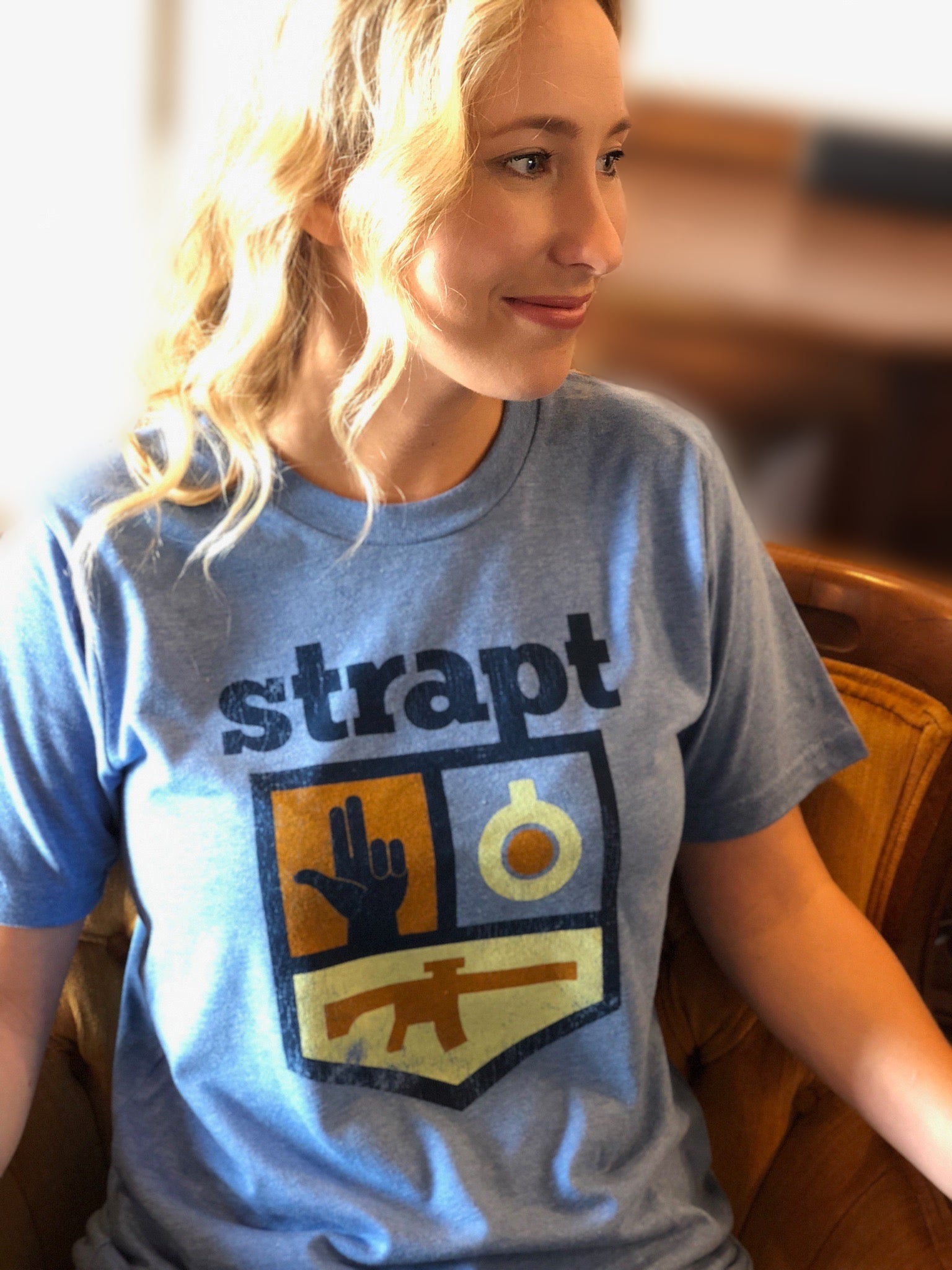 girl with gun t shirt